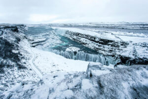 Cascade de Gullfoss en Islande