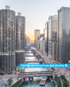 Chicago, Marina City, épis de maïs