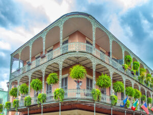 New Orleans, Quartier français, French Quarter, balcons, Etats-Unis, Amérique