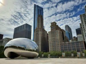 Chicago, The Bean, ville, gratte-ciel